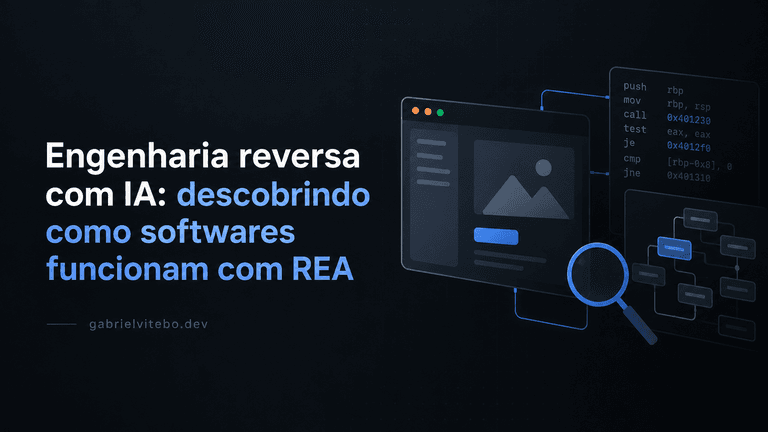 Engenharia reversa com IA: descobrindo como softwares funcionam com REA