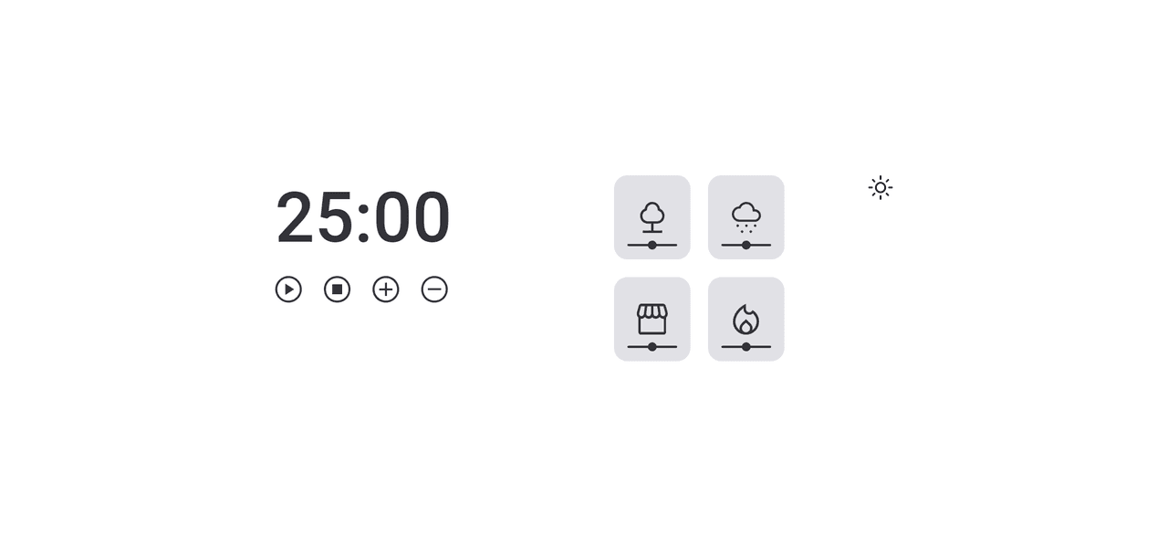 Focus Timer em modo claro